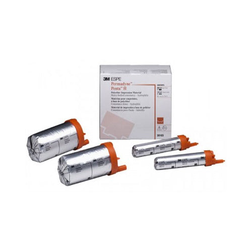 3M ESPE 30102 Permadyne Penta H Heavy Body Polyether Impression Standard Pack 3M ESPE 30102 Permadyne Penta H Heavy Body Polyether Impression Standard Pack